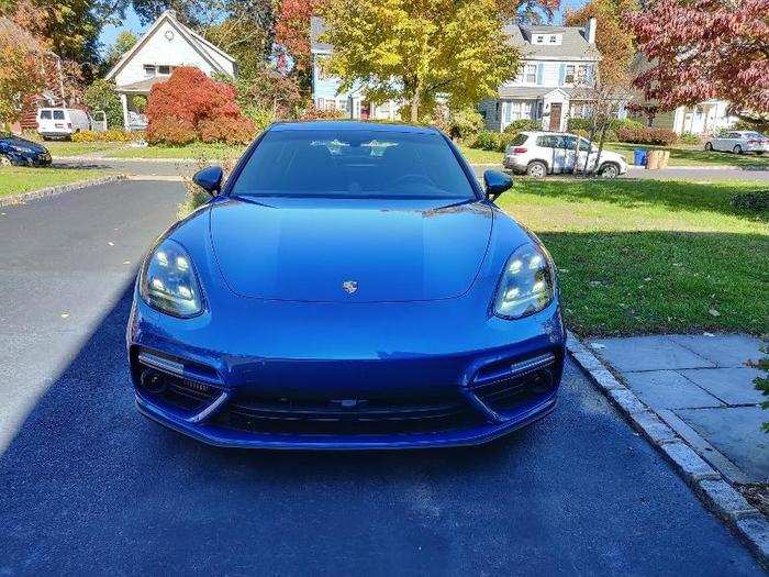 Up front, the Sport Turismo is aesthetically identical to the Panamera sedan.