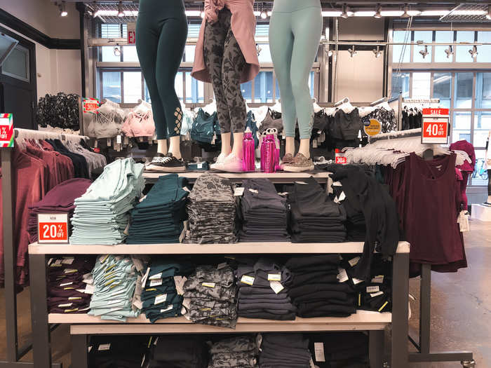 The activewear at Old Navy was less expensive, and it seemed more practical.