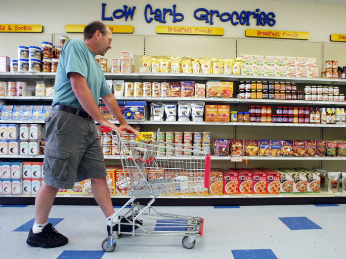 About 23.5% of wealthy people are choosing the low-carb diet.