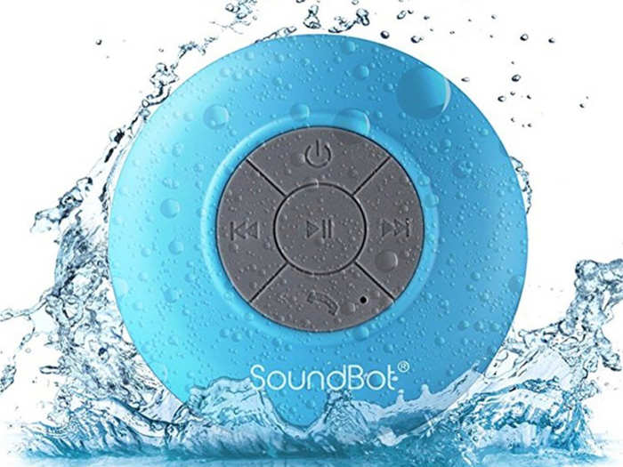 A waterproof speaker that lets them rock out in the shower