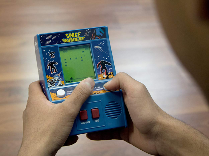 A miniature version of their favorite arcade game