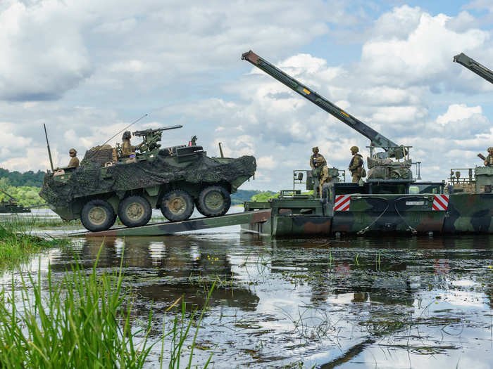 As a part of that effort, the US Army carried out a road march with Stryker armored vehicles from the 2nd Cavalry Regiment before the exercise. That display was marred, however, when four Strykers ran off the road in Lithuania, injuring 15 soldiers.