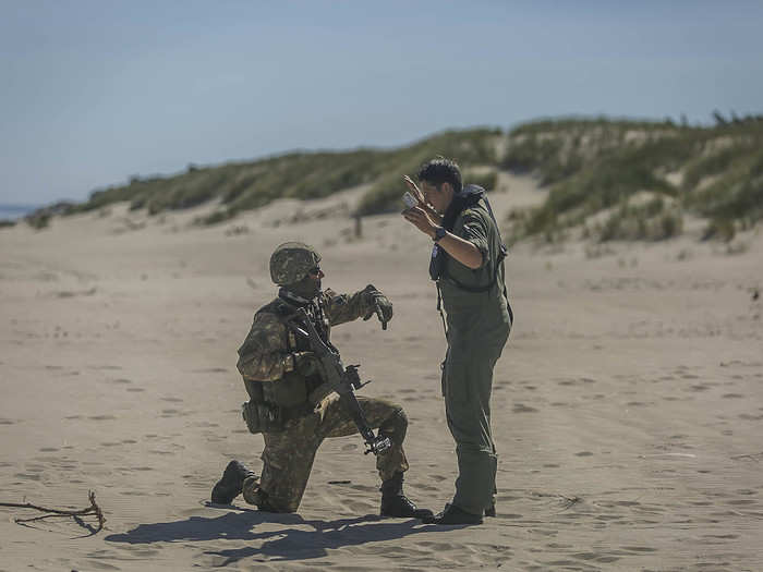 Some 400 marines from the US and Romania conducted an amphibious landing during the exercise, carrying out combined tactical drills with Polish forces once ashore. During BaltOps 18