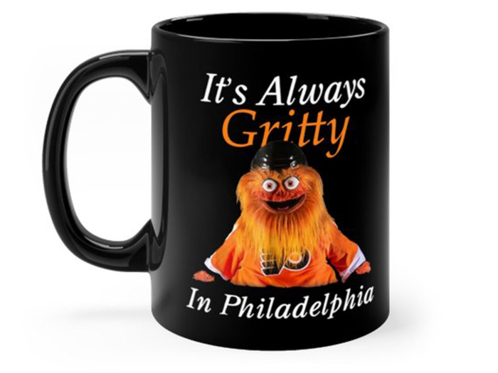 A mug that mashes up two of Philly’s proudest bastions of chaos