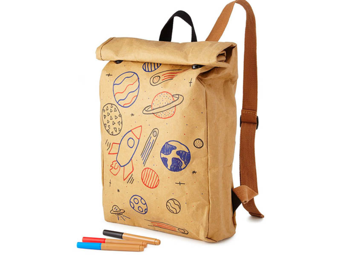 A backpack they can draw all over