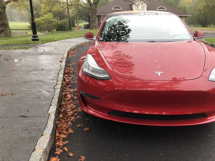 ... On the Tesla Model 3. Sure, we get that the interior is supposed to be SUPER MINIMALIST. But the two trackballs are overtaxed, controlling everything from audio volume to side-view mirrors.