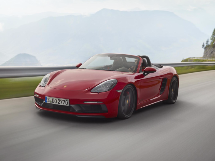 ... In the Porsche Boxster GTS. They pretty much useless for holding cups.