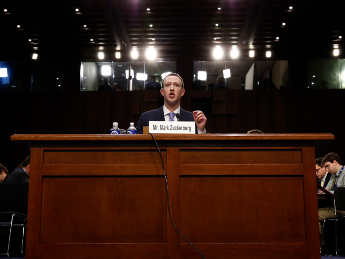 April 2018: Mark Zuckerberg is in the Congressional hot-seat