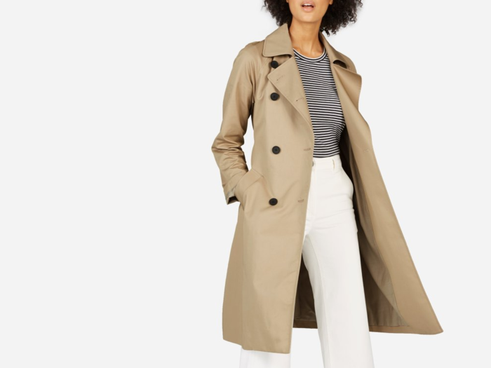 The Drape Trench Coat (women