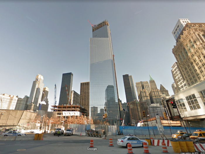 This is what part of the World Trade complex looked like back in 2013 …