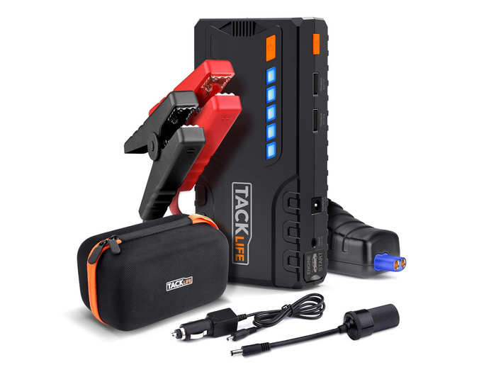 A portable jump starter and power pack