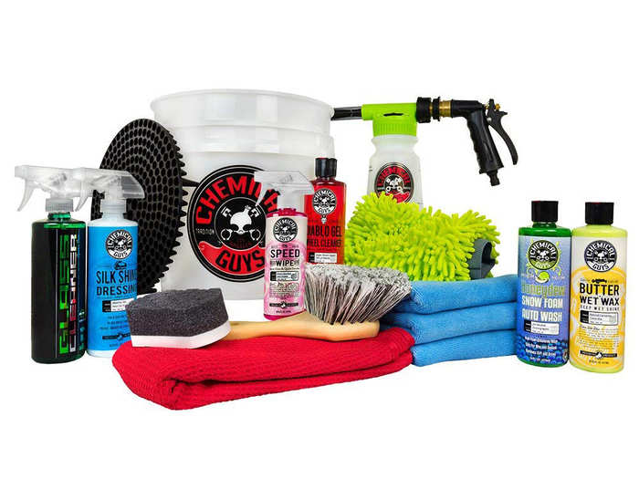 A car cleaning kit