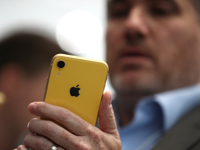 Ben Gilbert, senior correspondent: The "absurdly yellow" iPhone XR.