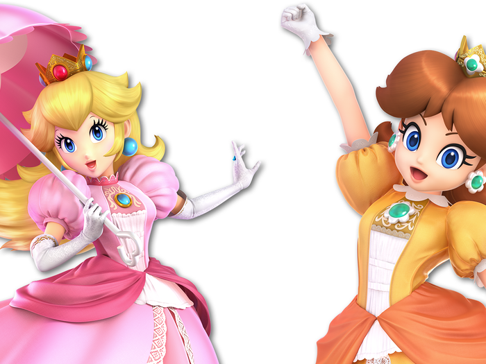 Princess Peach and Princess Daisy