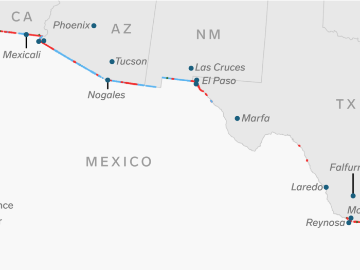 A journey along the entire 1,933-mile US-Mexico border shows the monumental task of securing it.