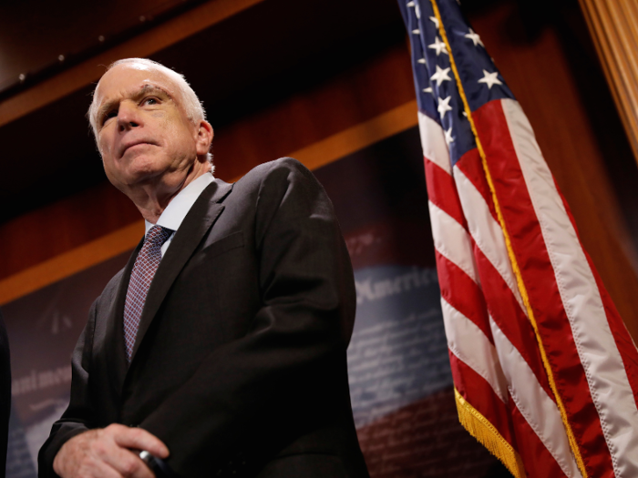 During the proceedings, the late Senate Armed Services Committee chairman John McCain accused Shanahan of dodging questions about supporting Ukraine in their conflict with Russia.