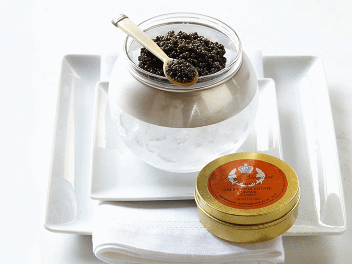 The best Californian white sturgeon caviar