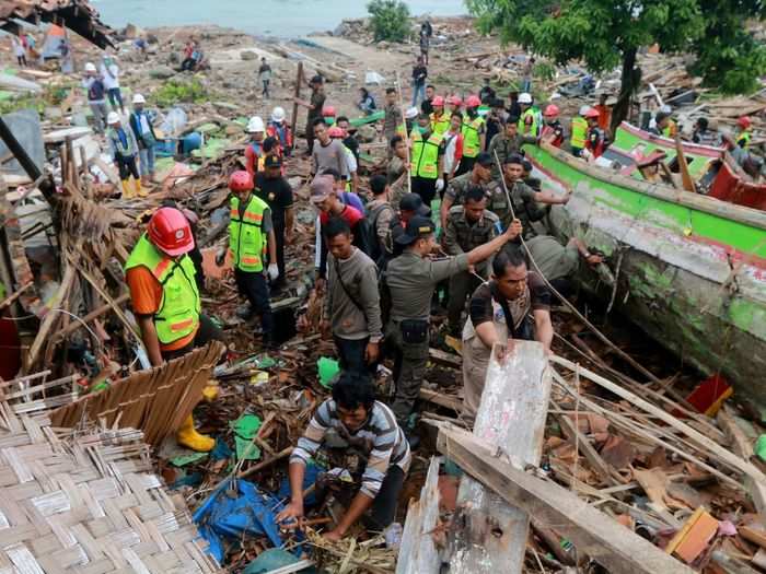 The national disaster agency is warning that another tsunami is possible as the volcano continues to erupt.