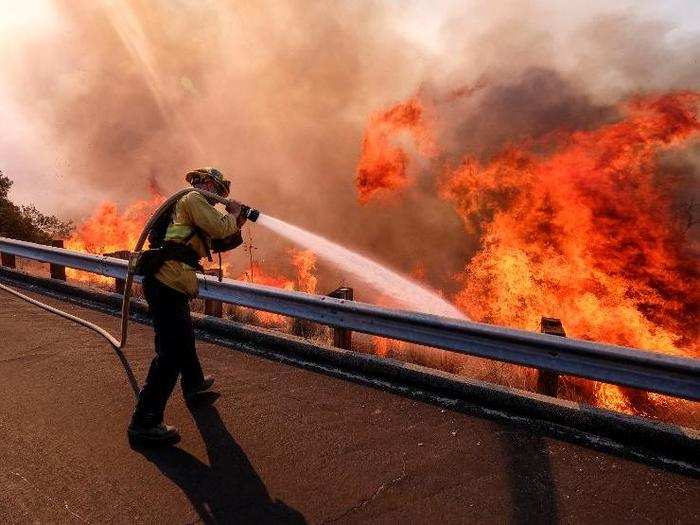 8. California wildfires