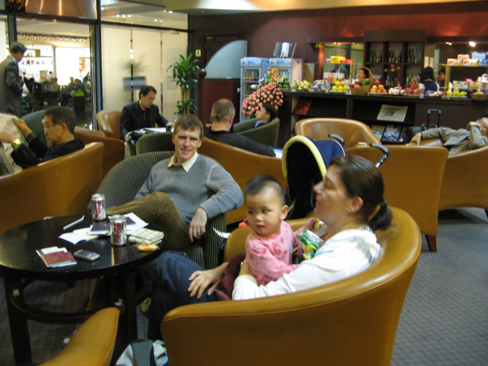 "The least relaxing business lounge ever," one Flickr user captioned a photo of the business lounge at the airport in Hanoi, Vietnam, where nearly every seat seemed to be taken.