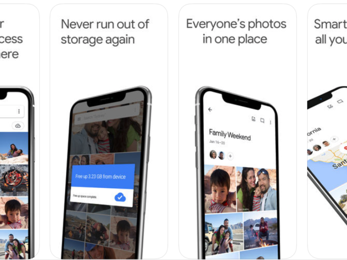 Google Photos gives you unlimited cloud storage space for your photos.