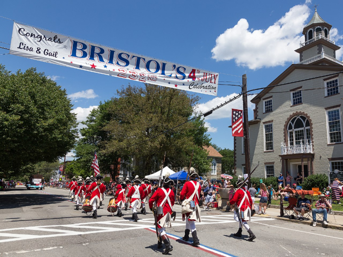 July — Bristol, Rhode Island