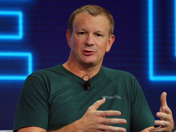 Brian Acton, cofounder of Facebook-owned WhatsApp