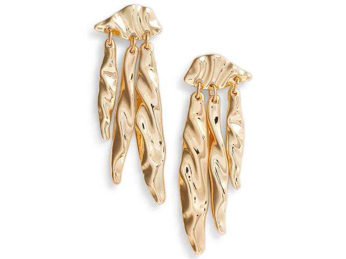 Halogen Molten Fringe Earrings