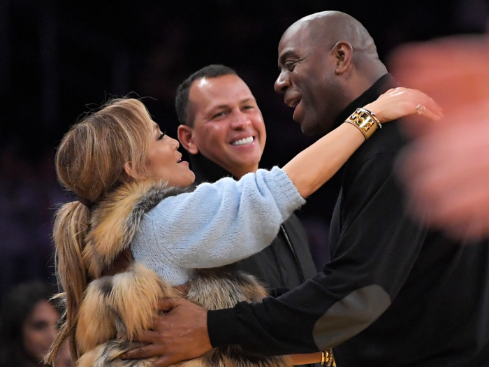 And they take in Los Angeles Lakers games from courtside seats.