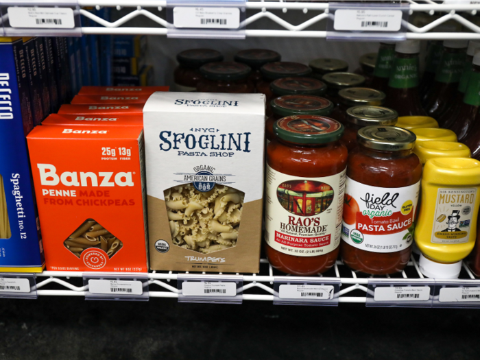 I also spotted some ingredients to make meals, like a box of organic pasta from local shop Sfoglini for $6.45.