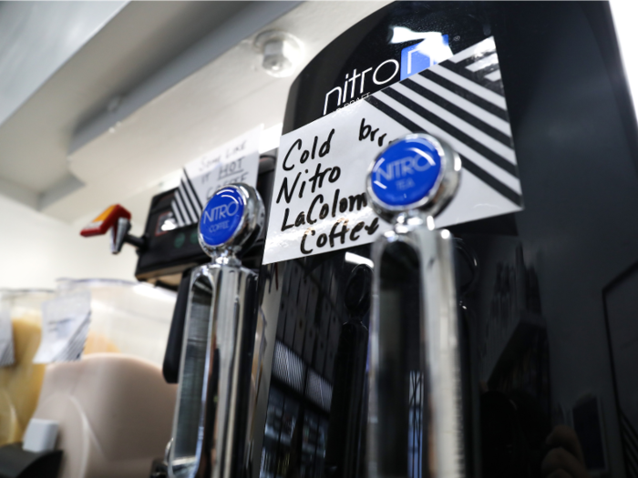 You can get an 8-ounce cup of Nitro cold brew for $2.45 ...