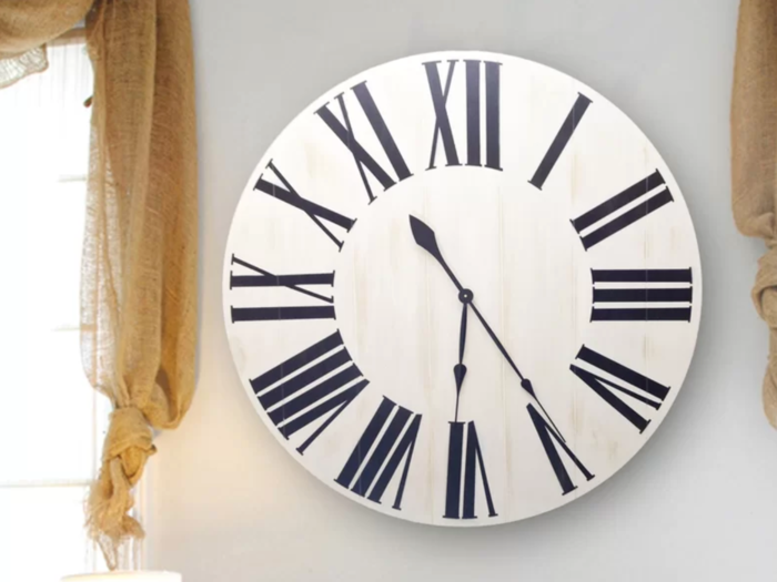 BrandtWorksLLC Oversized Charm Wall Clock