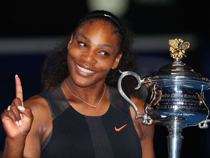 Even though she was eight weeks pregnant, Serena still dominated the competition to win her 23rd-career Grand Slam.