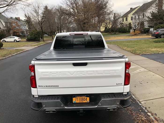 Our test truck came with a tonneau cover.