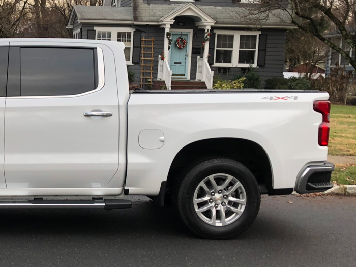 ... Came with a short bed, but a larger box is available. (The base work truck in just under $30,000.)