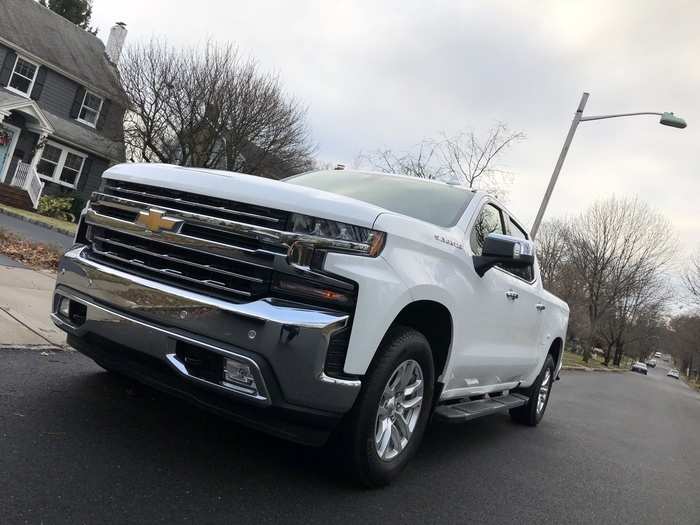 And full-size the Silverado is! It tips the scales at 5,000 lbs. — but that