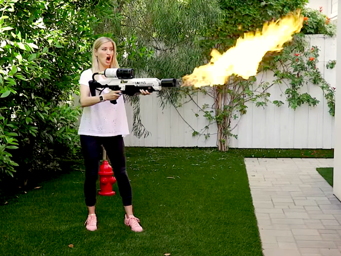 JUNE: Elon Musk sells flamethrowers.