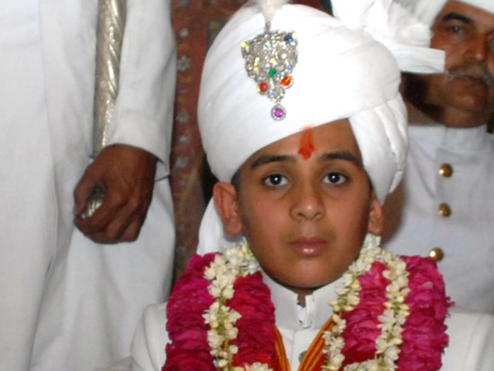 At age 4, Singh left Jaipur to go to boarding school at Mayo College in Ajmer.
