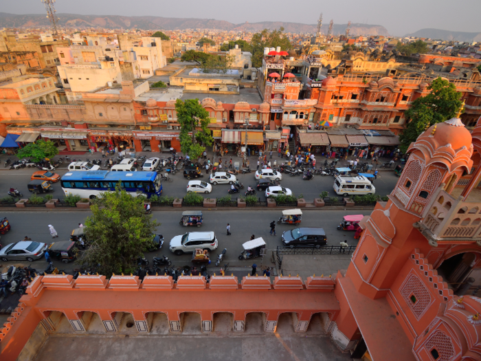 Jaipur is the capital of the Rajasthan state in northwestern India, known for its pink architecture and royal palaces.