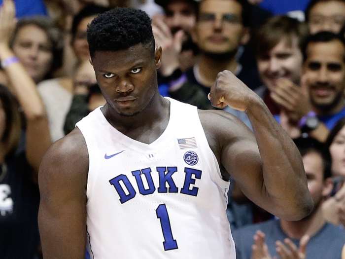 ▲ No. 1 Duke Blue Devils — Top spot in the AP Top 25 Poll for second consecutive week