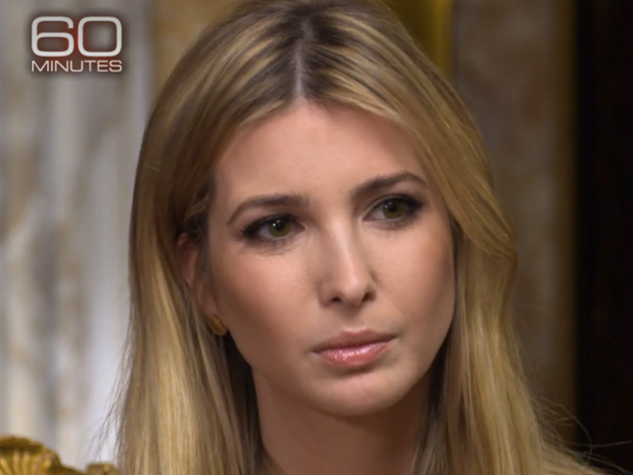 Trump sparked controversy in a 2016 "60 Minutes" appearance when she wore a $10,800 diamond-and-gold bangle from her Ivanka Trump Fine Jewelry line. Her company sent out a "Style Alert," urging people to tune into the interview, prompting conflict of interest concerns.