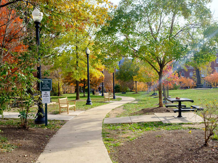 Picturesque Kalorama is also home to Amazon CEO Jeff Bezos and former President Barack and former first lady Michelle Obama.