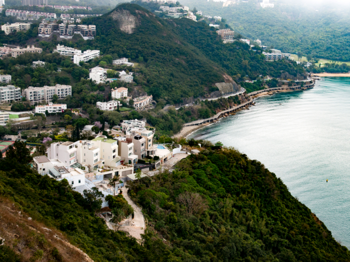 Other wealthy Hong Kongers can be found living in Deep Water Bay, which Forbes called the world