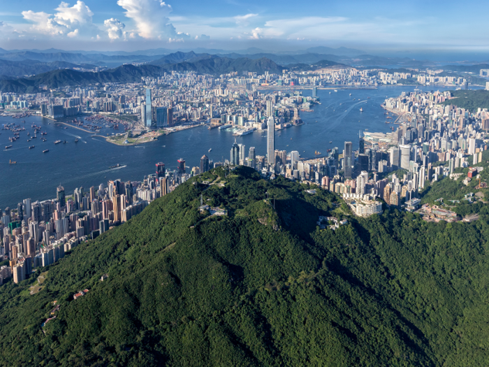 But the lucky few who actually live on the Peak experience a very different Hong Kong from everyone else.