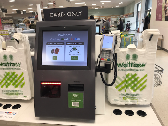 One of the main reasons the surveyed customers said they enjoy shopping at Waitrose is that it has a speedy checkout process.