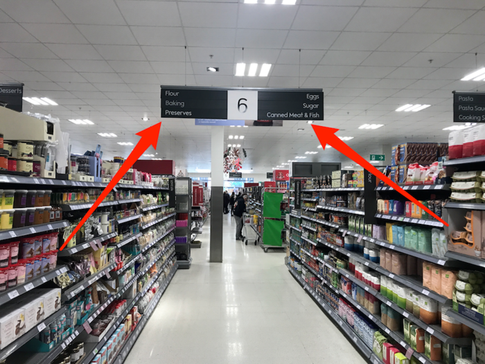 In the survey, Waitrose scored highly for its ease of finding items. On first impression, this held true — the layout was logical, and each aisle was clearly labeled.