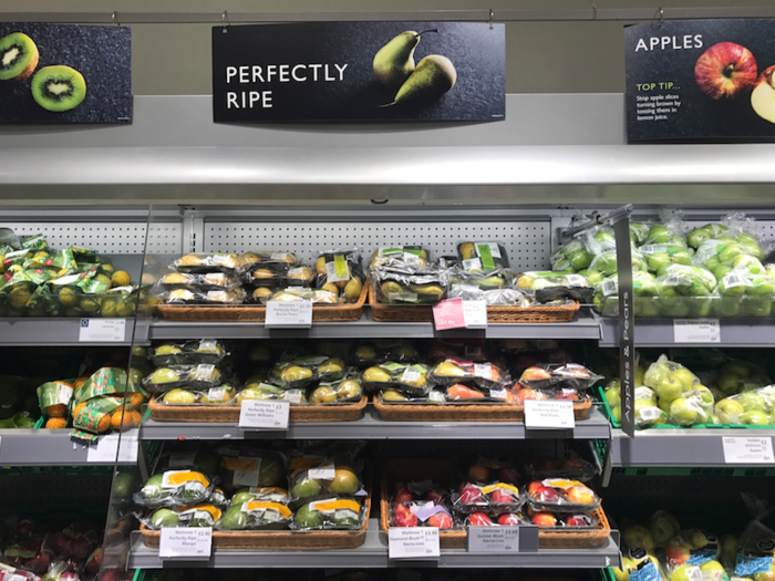 There was a wide selection on offer, including "perfectly ripe" fruits.