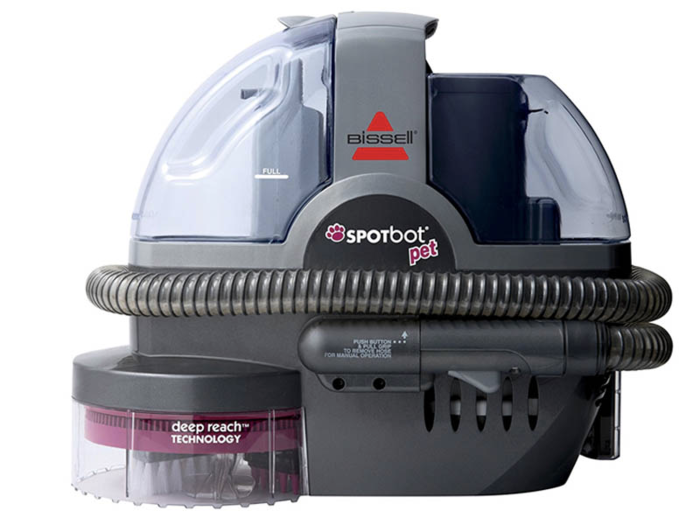 An automatic carpet cleaner