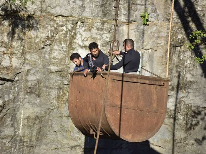 But, even the Navy has stated that an effective search will only be feasible once the water level comes down. Until further dewatering of the mine takes place, divers can’t have access to those rat holes.