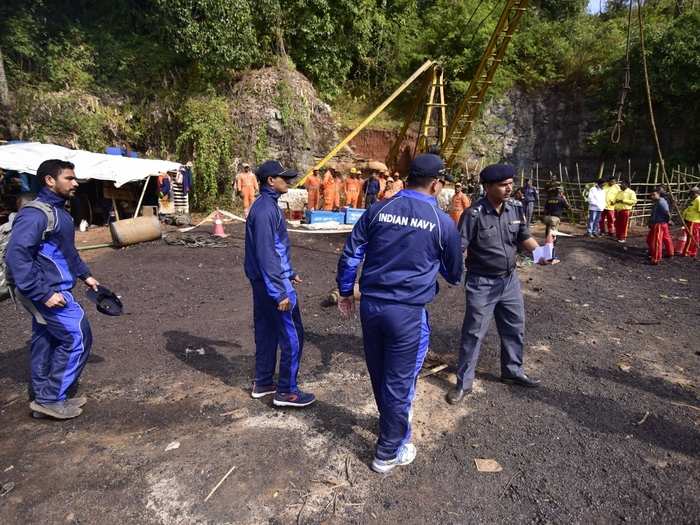 The miners are trapped in a coal mine in Ksan village — that is around 130 kilometers from Shillong, the state’s capital city — when the mines were flooded by the nearby Lytein river.